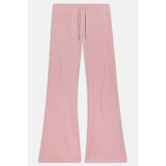 Juicy Couture Pink Polyester Casual Pants Juicy Couture