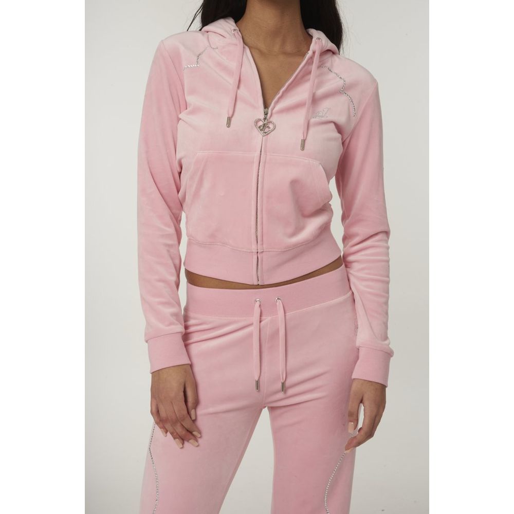 Juicy Couture Pink Polyester Sweatshirt Juicy Couture
