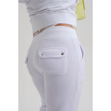 Weiße Freizeithose aus Polyester von Juicy Couture