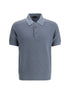 Brioni Light Blue Cotton Polo Shirt Brioni