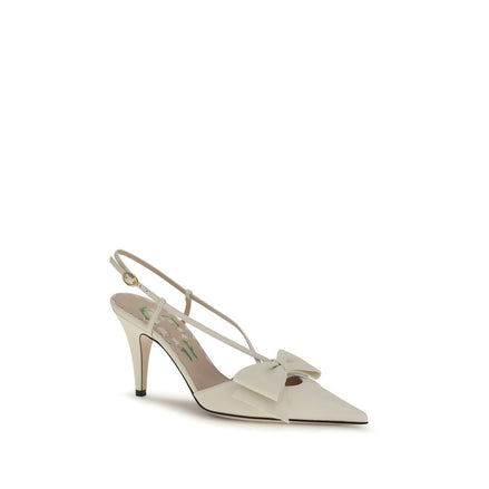 Valentino Garavani Cream Lamb Ovis Aries Aries High Heel Pumps Valentino Garavani
