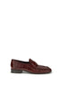 The Row Bordeaux Calf Leather Bos Taurus Slip-On Loafers The Row