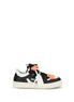 Off-White Multicolor Cotton Low Top Sneakers