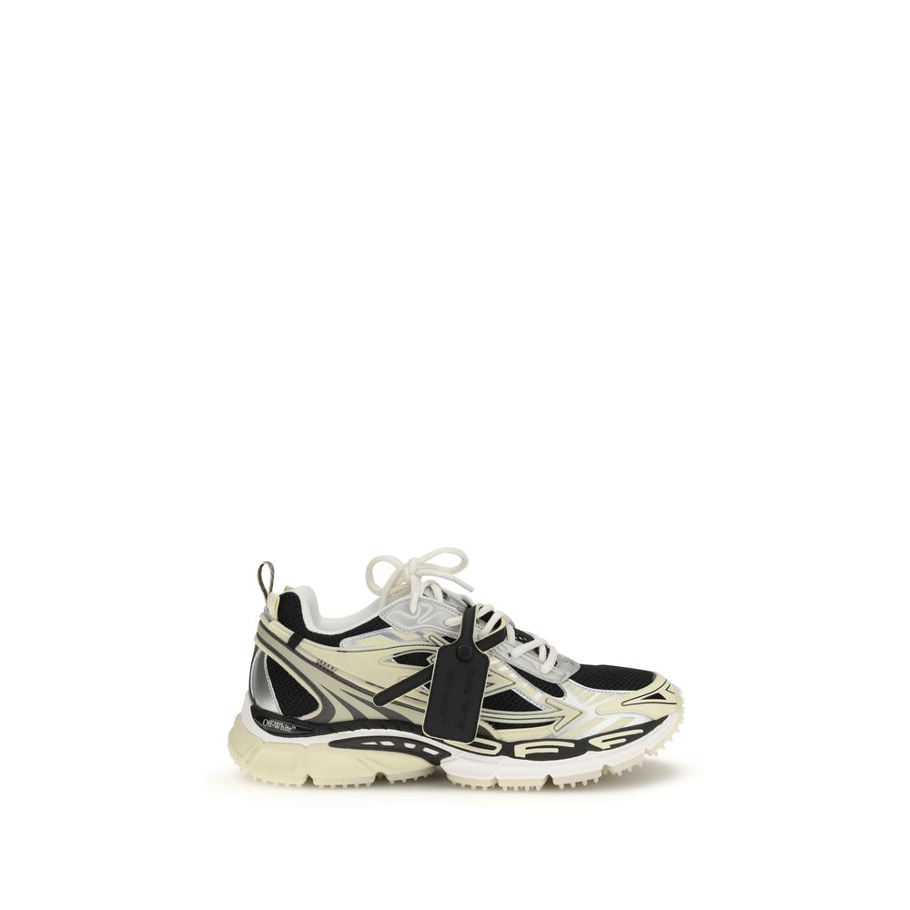 Off-White Multicolor Fabric Athletic Sneakers Off-White