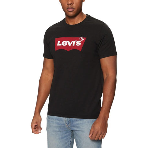 Levi's Black Cotton T-Shirt Levi's