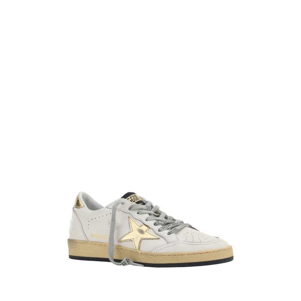 Baskets Golden Goose Bos Taurus en cuir de veau blanc