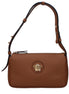 Versace Brown Leather Shoulder Bag Versace