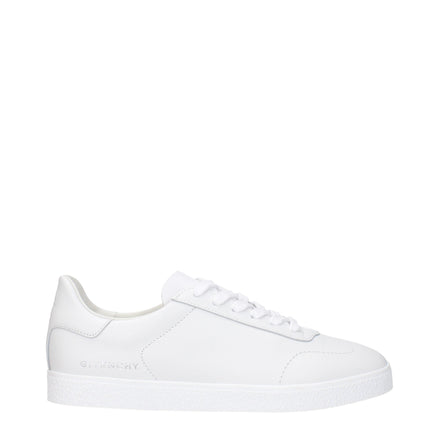 Givenchy White Leather Low Top Sneakers Givenchy