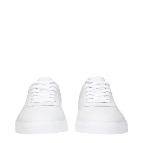 Givenchy White Leather Low Top Sneakers