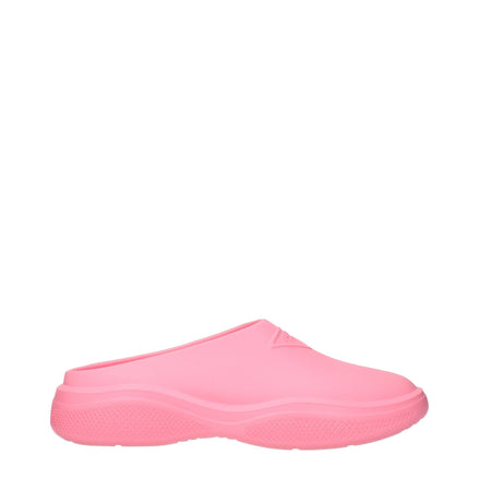 Prada Pink Cotton Slippers Prada