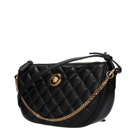 Versace Black Leather Handbag Versace
