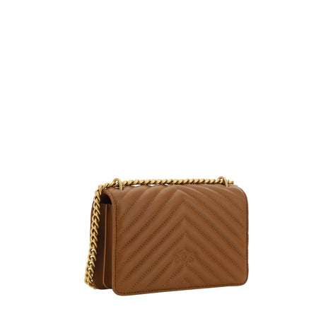 Sac PINKO Cuir Marron Mini Love Matelassé Femme