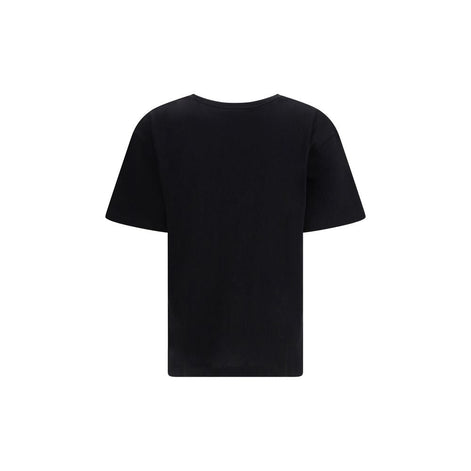Valentino Black Cotton T-Shirt Valentino