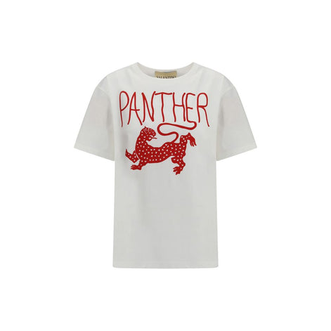 Valentino White Cotton T-Shirt Valentino