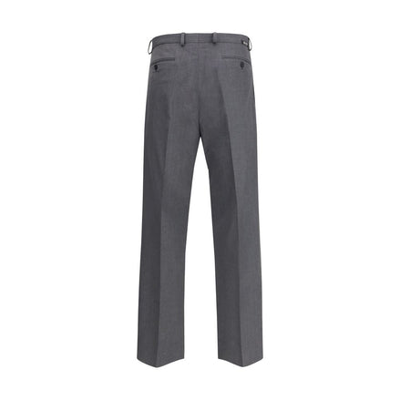Prada Gray Fleece Wool Dress Pants