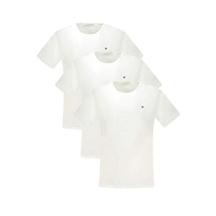Tommy Hilfiger White Cotton Men's T-Shirt Tommy Hilfiger