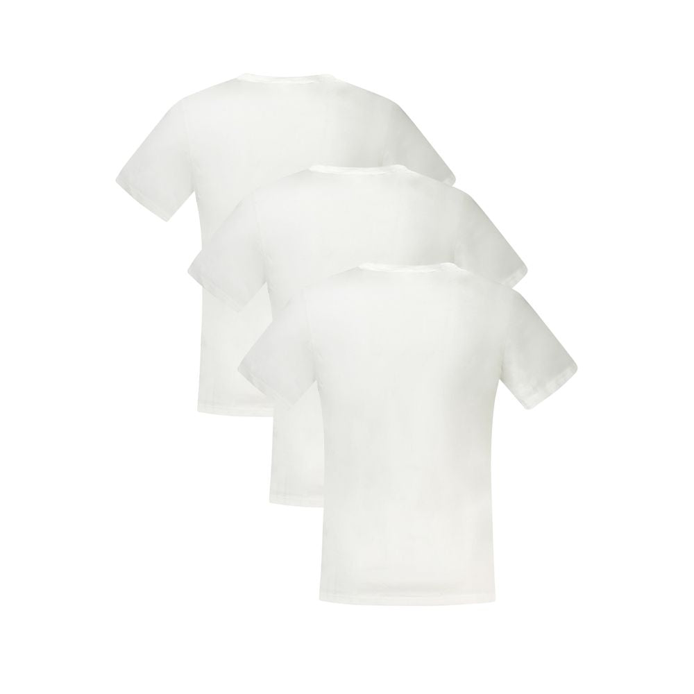 Tommy Hilfiger White Cotton Men's T-Shirt Tommy Hilfiger