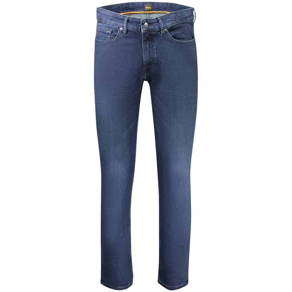Hugo Boss Blue Cotton Men's Jeans Hugo Boss