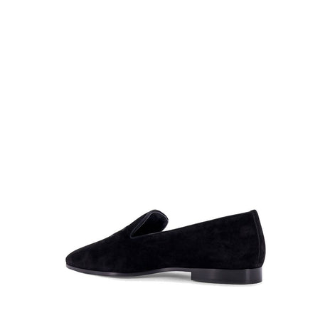 Celine Black Calfskin Slip-On Loafers Celine