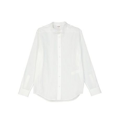 Celine White Cotton Dress Shirt Celine