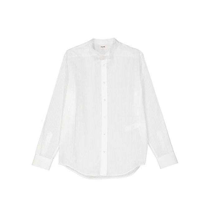 Celine White Cotton Dress Shirt Celine