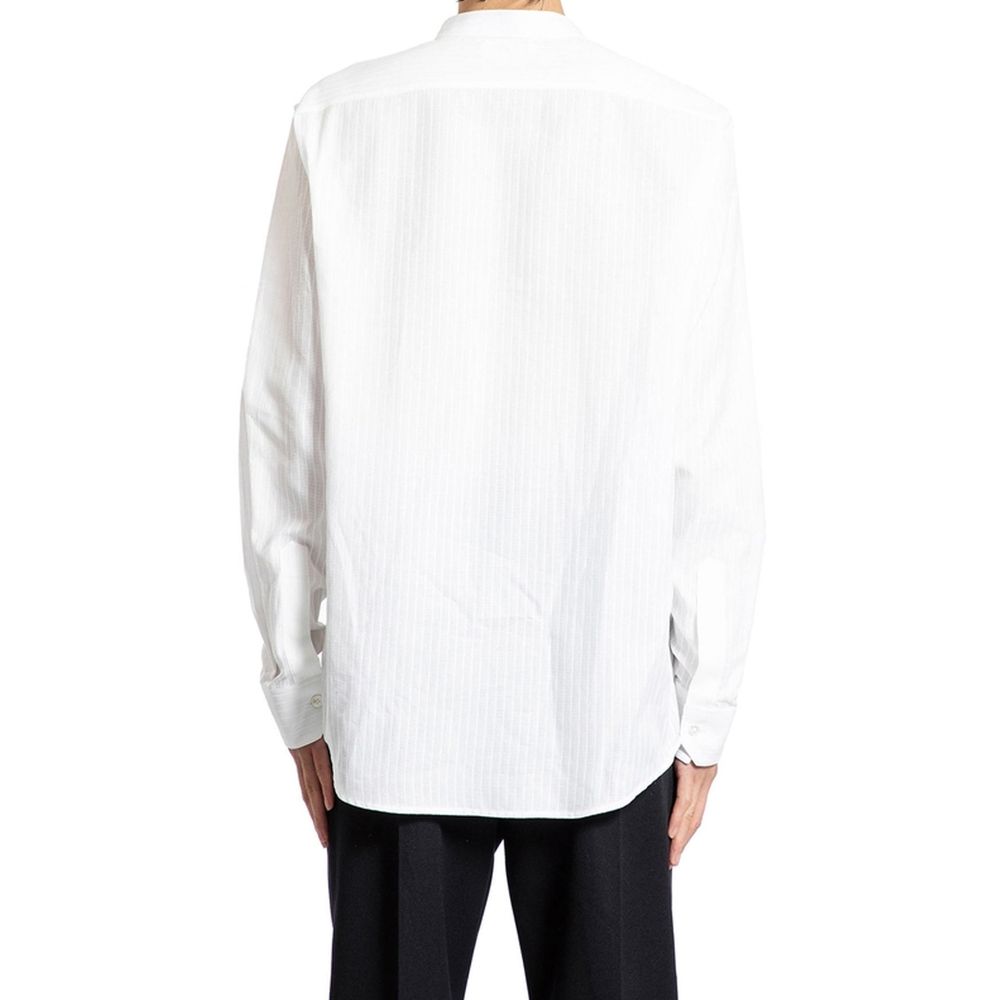 Celine White Cotton Dress Shirt Celine