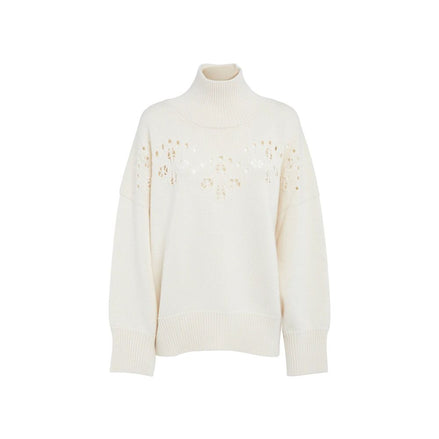 Chloé White Wool Sweatshirt Chloé