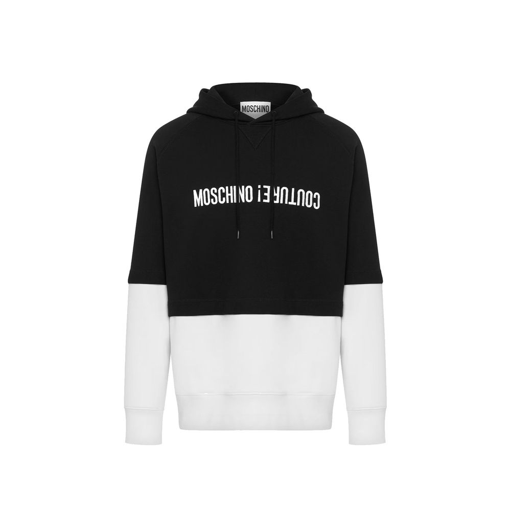 Moschino Black Cotton Sweatshirt Moschino