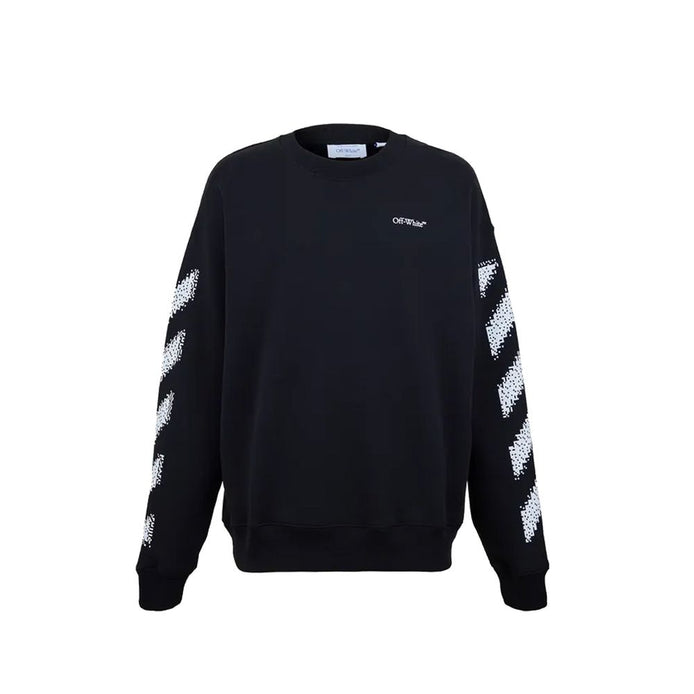Off-White Black Cotton Sweatshirt Off-White