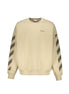Off-White Beige Cotton Sweatshirt Off-White