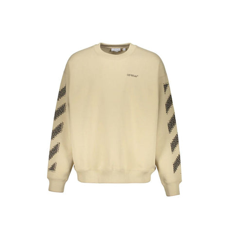 Off-White Beige Cotton Sweatshirt Off-White