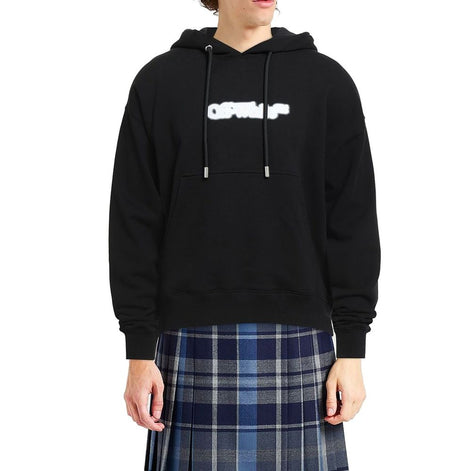 Off-White Black Cotton Sweatshirt Off-White