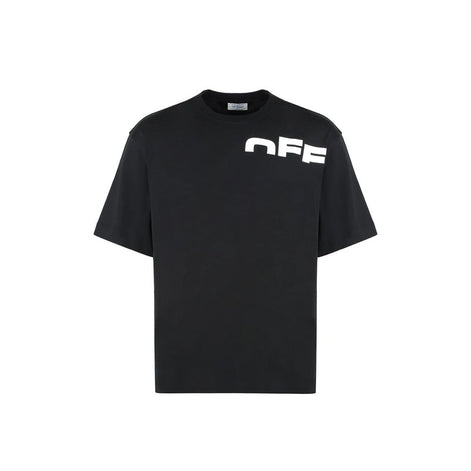 Off-White Black Cotton T-Shirt Off-White
