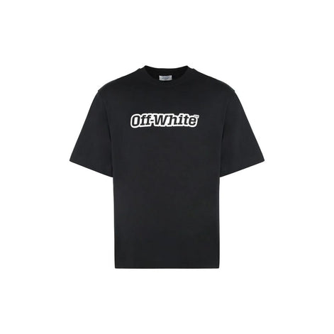 Off-White Black Cotton T-Shirt Off-White