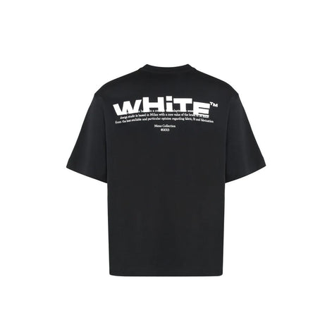Off-White Black Cotton T-Shirt Off-White