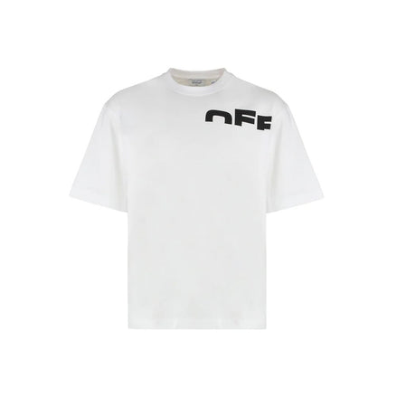 Off-White White Cotton T-Shirt Off-White