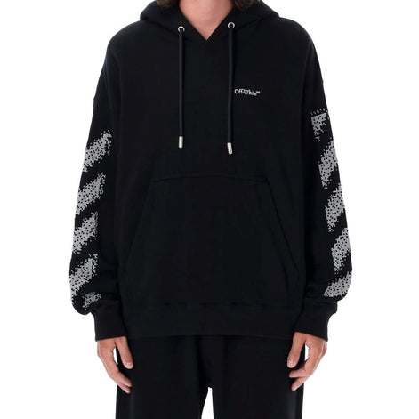 Off-White Black Cotton Sweatshirt Off-White