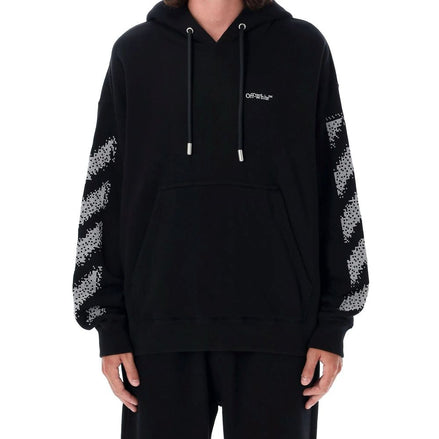 Off-White Black Cotton Sweatshirt Off-White
