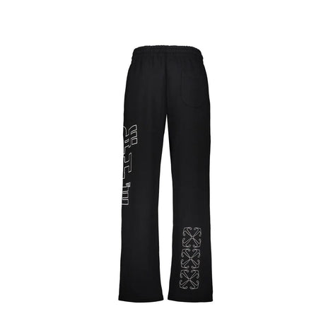 Off-White Black Cotton Joggers (Workout Pants) Off-White