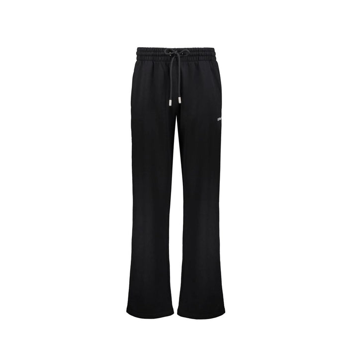 Off-White Black Cotton Casual Pants Off-White