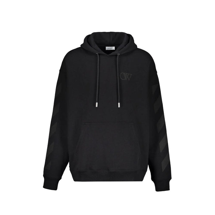 Off-White Black Cotton Sweatshirt Off-White