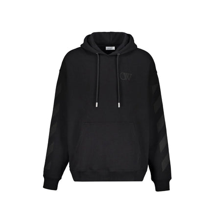 Off-White Black Cotton Sweatshirt Off-White
