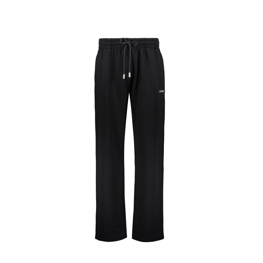 Off-White Black Cotton Athletic Pants Off-White