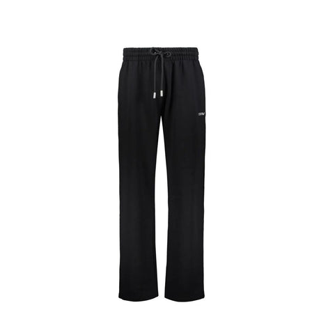 Off-White Black Cotton Athletic Pants Off-White