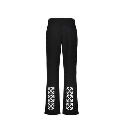 Off-White Black Cotton Athletic Pants Off-White
