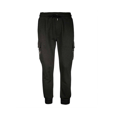 Dolce & Gabbana Gray Cotton Cargo Pants Dolce & Gabbana