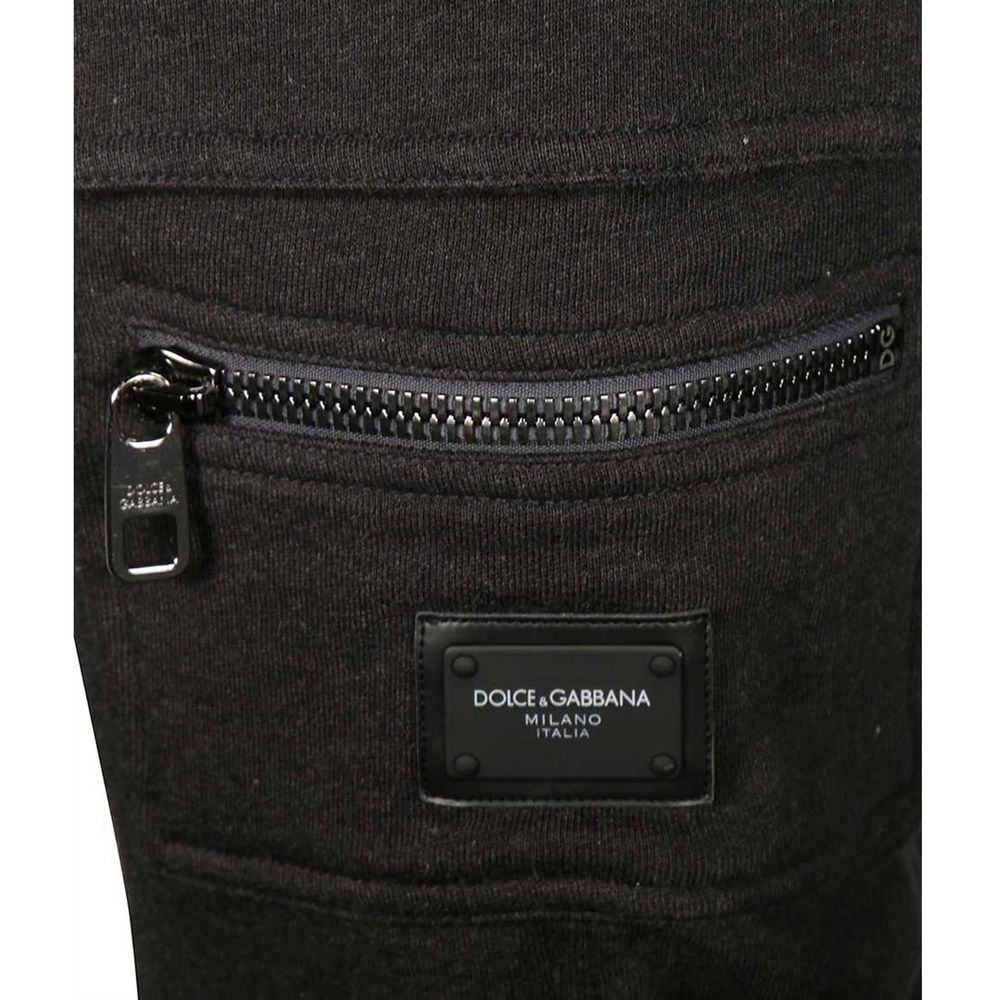 Dolce & Gabbana Gray Cotton Cargo Pants Dolce & Gabbana