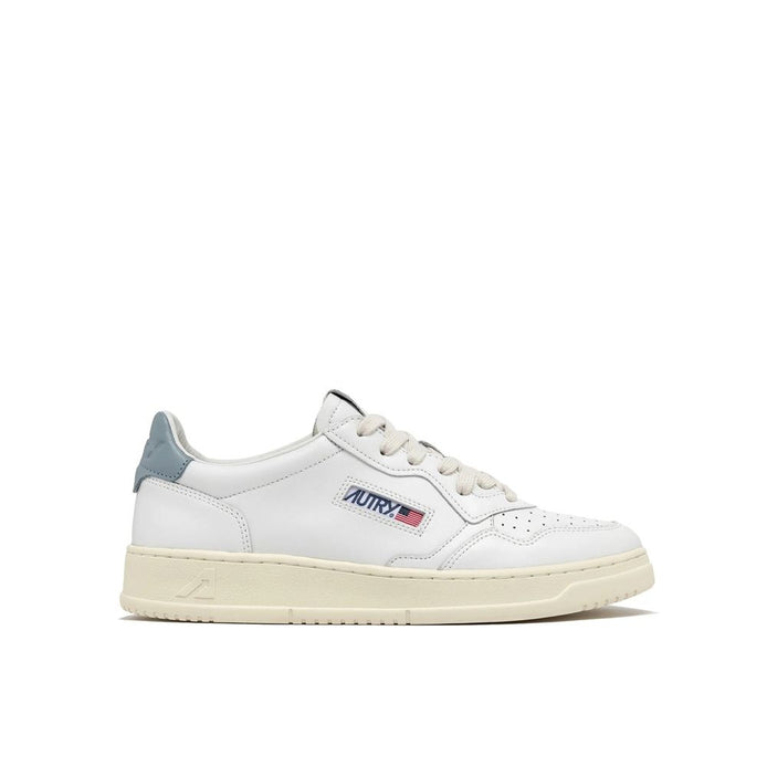 Autry White Leather Low Top Sneakers Autry