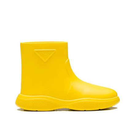 Prada Bicolor Rubber Rain Boots Prada