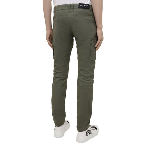 Balmain Bicolor Cotton Cargo Pants Balmain
